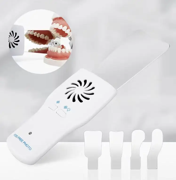 Dental Orthodontic Reflector with Light Stainless Steel Intraoral Reflective Anti-fog High Quality