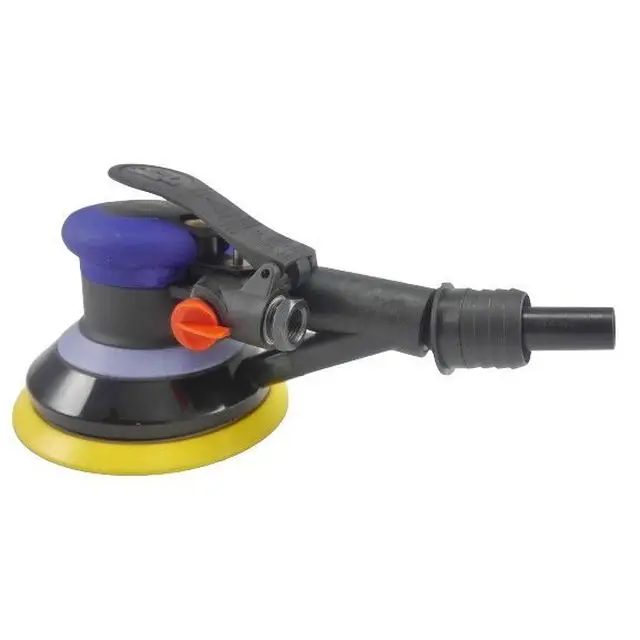 Self-Generated-Vacuum 12000Rpm 5 Inch Air Pneumatic Random Orbital Sander With Bottom Dust Cover