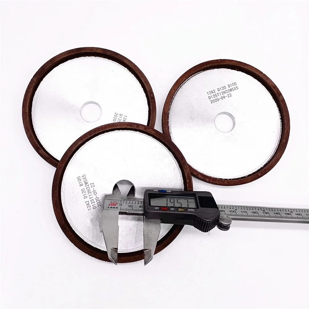 Bowl shaped diamond grinding wheel for sharpening tungsten carbide