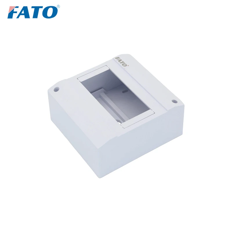 FATO CHG ABS Dustproof Power Distribution Box DIN Rail Junction Protection Case 1Way 2Way 4Way 6Way MCB C45 Distribution Boxes