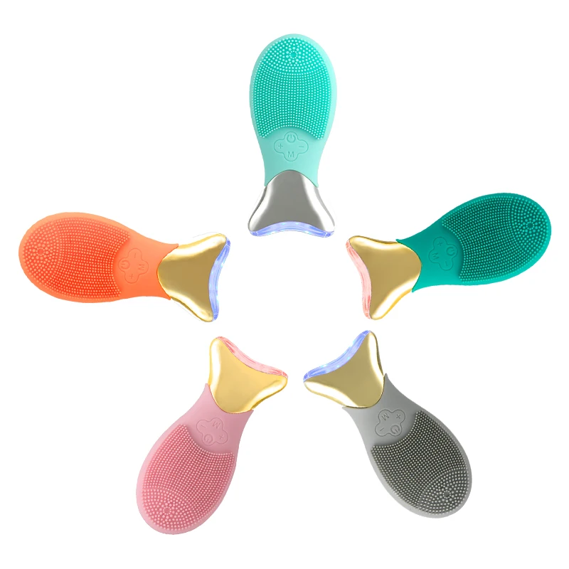 Multifunctional Rf Hot Cold EMS heating Vibration Waterproof Light Silicone Beauty  SPA Instrument