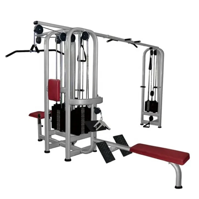 Тренажерный зал Multi Jungle 5 штабелей Крытый спортивный инвентарь многофункциональный 4 станции