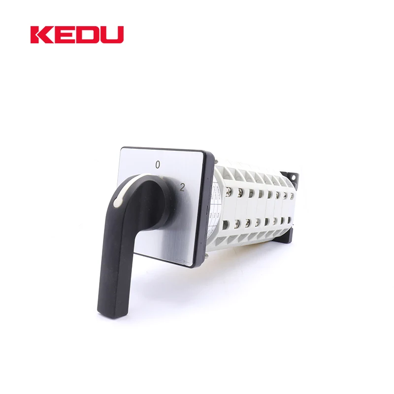  KEDU ZH-20 0-1-2 80A 3-позиционный поворотный кулачковый переключатель с CQC VDE UL CE 8 напольный