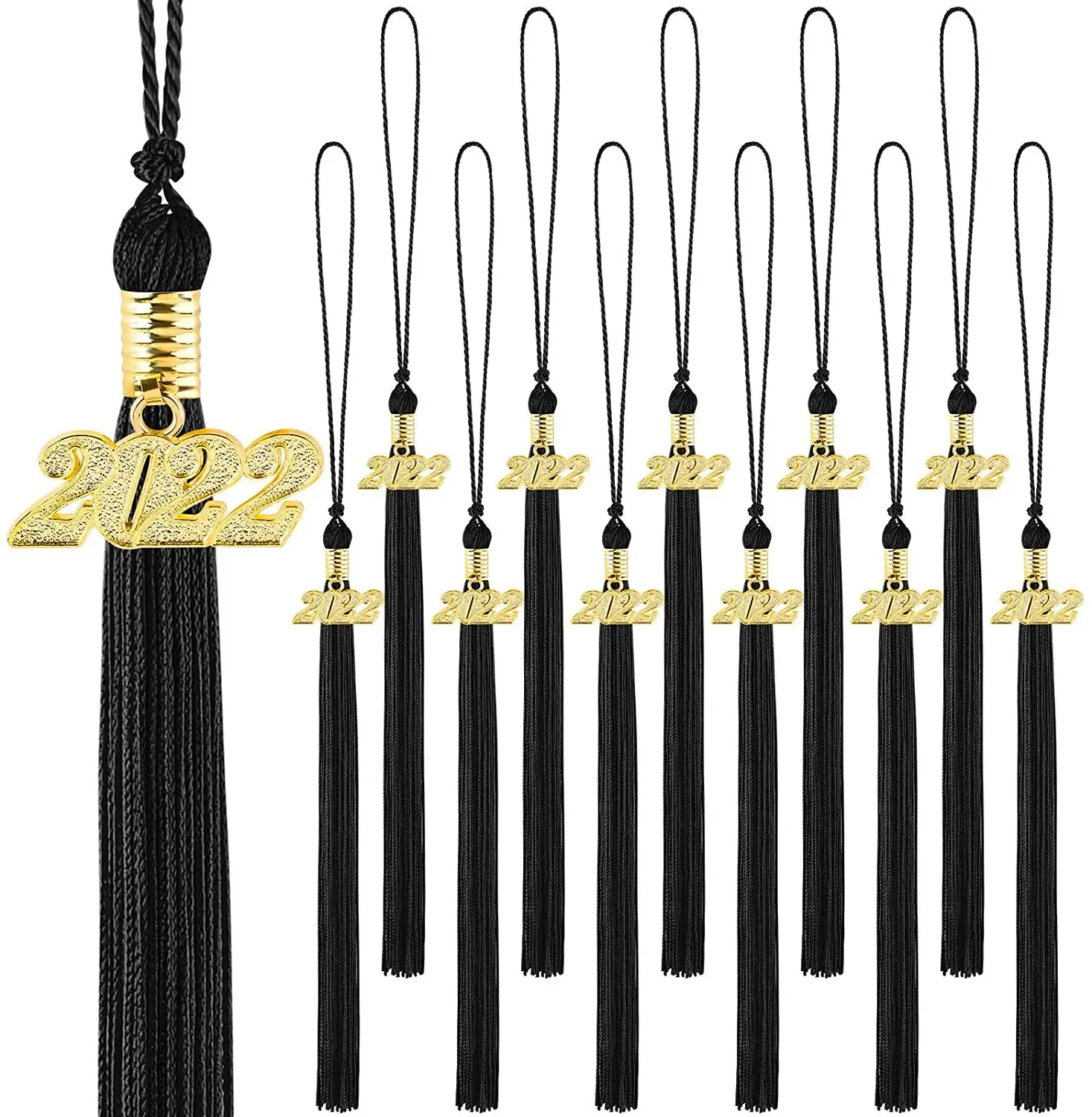Wholesale Mixed Color Popular Graduation Tassel With Year Charm