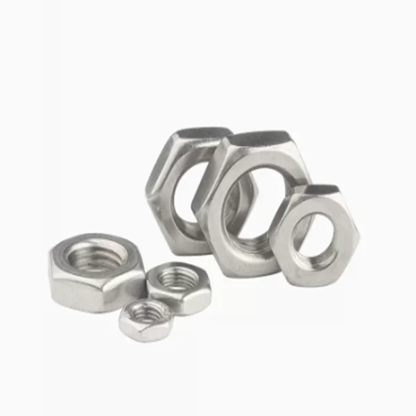 High Quality 304 Stainless Steel Nut Hexagonal Nut Screw Nut M1M2M3M4M5M6M8M10M12M14M16M33