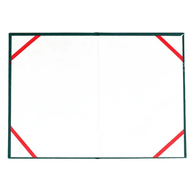 Engraved Leather Certificate Holder Diploma Holder Hardback Textured Leatherette Folder Graduation Gift Leather Diploma Holder