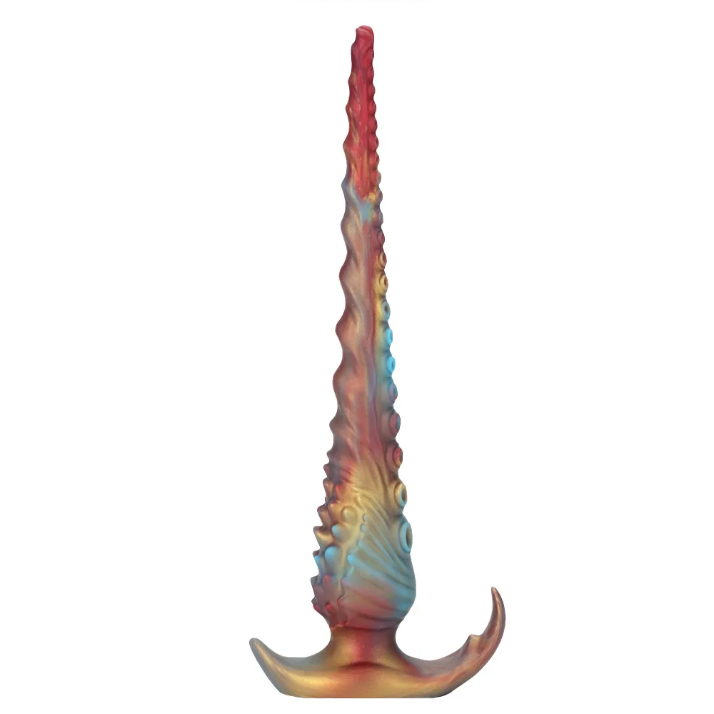 2kg Mixed Color Super Thick Long Octopus Shaped Anal Plug Sm Adult Female Wearable Backyard Masturbation Sex Toy