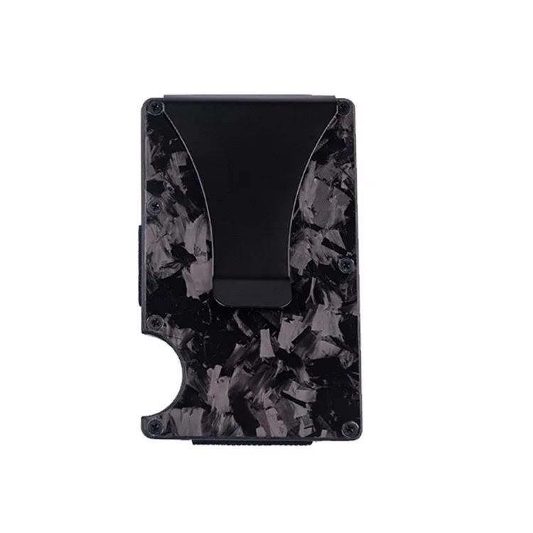 
Wholesale Exquisite Design Carbon Fiber Card Holder For Men ID Card Holder Slim Wallet Black 