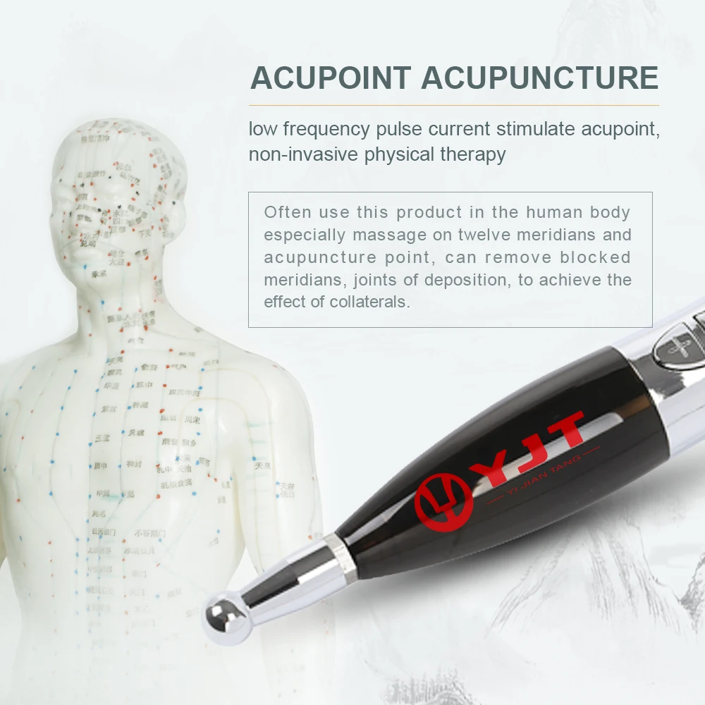 Hot Selling Electronic Acupuncture Meridian Energy Pen for Body Pain Relief in home used