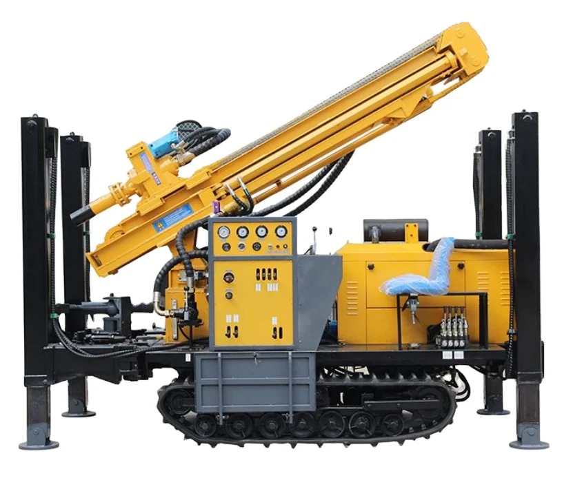 A9 Portable Mine Integrated Drilling Rig with Air Compressor Driving Cab