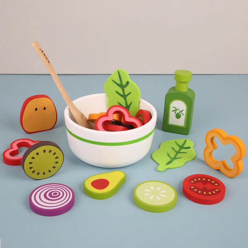 Children Simulation Fruit And Vegetable Salad Cognition Vegetables Cognition Every Kitchen Simulation Food Cognition For Kids