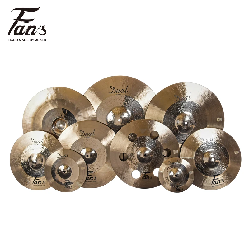 High quality FANS Cymbals B20 100% handmade DUAL Series 5pcs Pack set DRUM