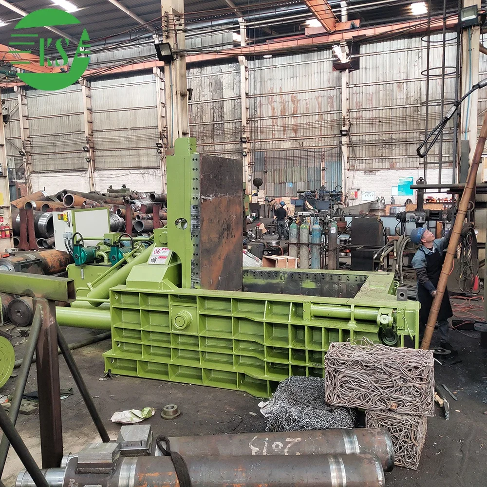 Keshang Iron Aluminum Scrap Baling Press Hydraulic Metal Baler Machine Y81-200T
