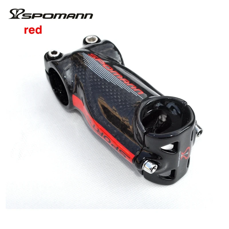 2024 SPOMANN MTB Stem Carbon 70-120*31.8mm 3K Bicycle Stem for Mountain Cycling Road Bike Parts