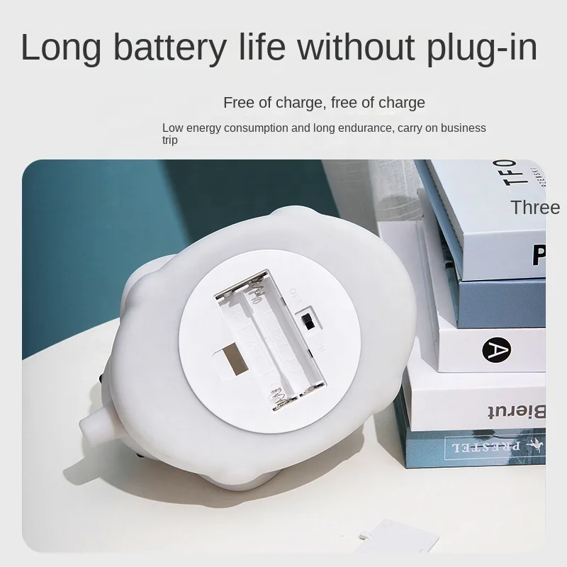 New Product Ideas 2023 Cute Mini Touch LED Silicone Night Light Gift Lamp Light  Pig  Christmas Lights for kids