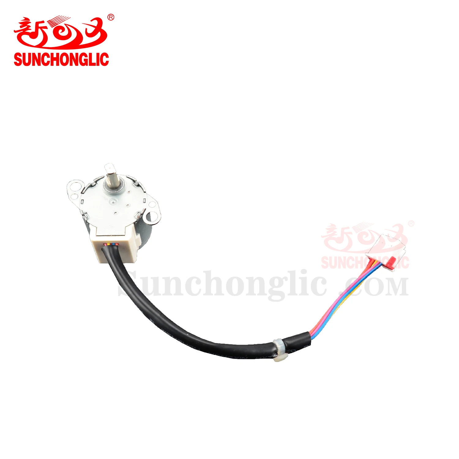 Sunchonglic factory direct sale air condition spare parts 12V dc air conditioner swing motor