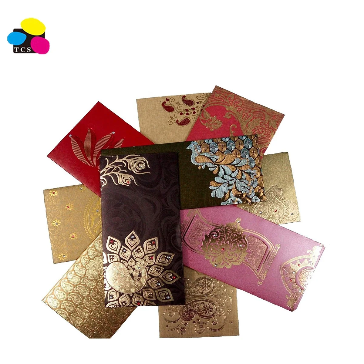 Made in china  Pack of 10 Assorted Color Designs Money Holder Card Gift Envelope For Christmas Easter Birthday Wedding