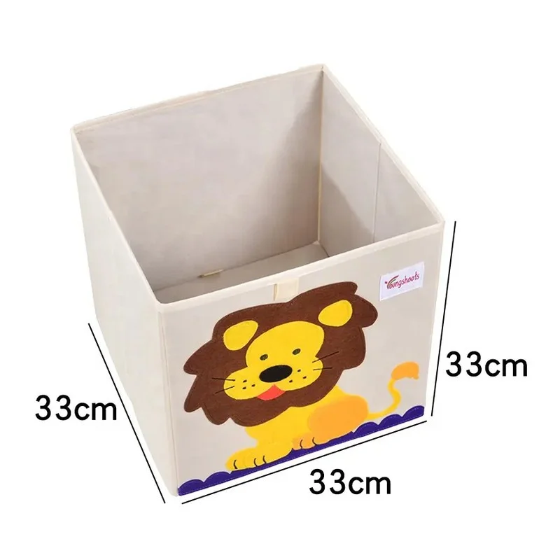 Cartoons Toys Dolls Organizer Storage clothes  OrgOrganizer fabric Storage Box Laundry Basket For Toy Storage Organizer Boxes