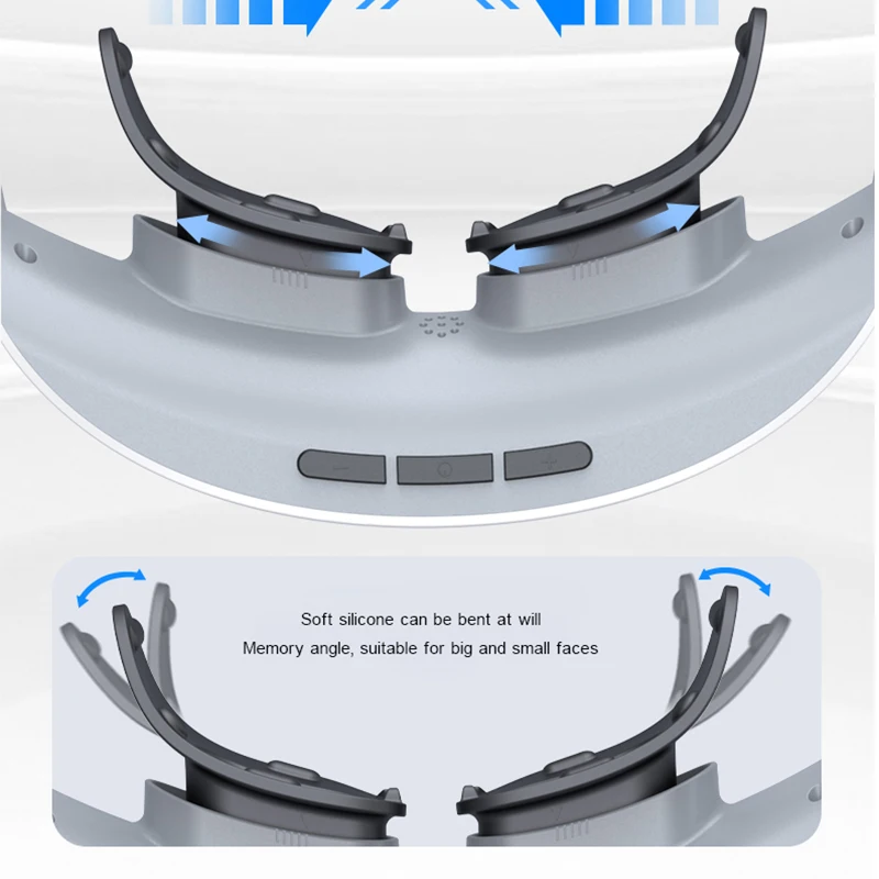 Thick High Elastic Belt Personalised Soft Silicone Release Microwave Pulse Massage Alpha Radio Waves Vision Training Care Eye