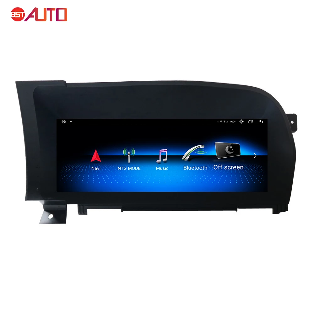 Android 10.0 190*720  Car Video Dvd player Stereo Radio Gps Navigation System for Mercedes Benz S Class W221 W216 2005-2013