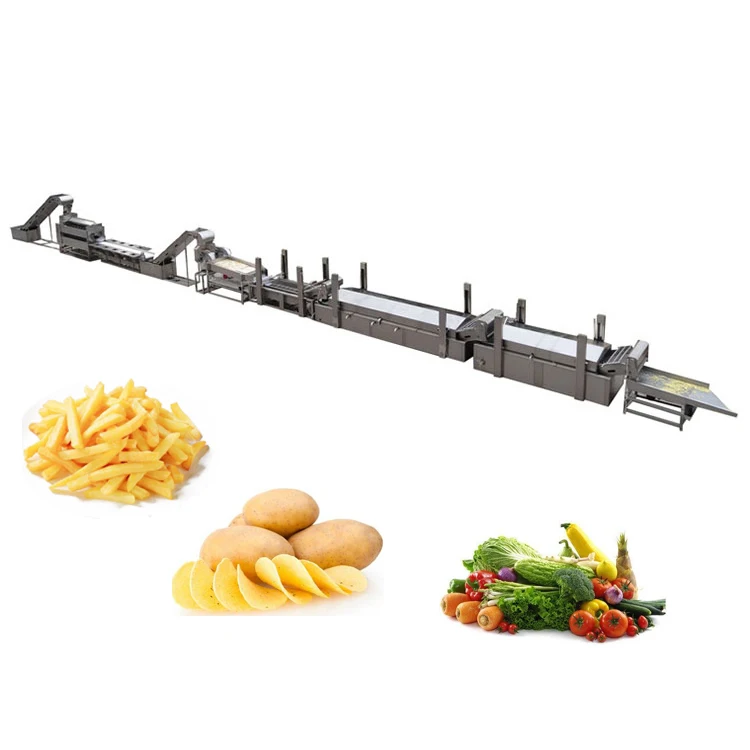 XXD french fries and chips making machine industrial french fries production maker frozen french fries  machinery