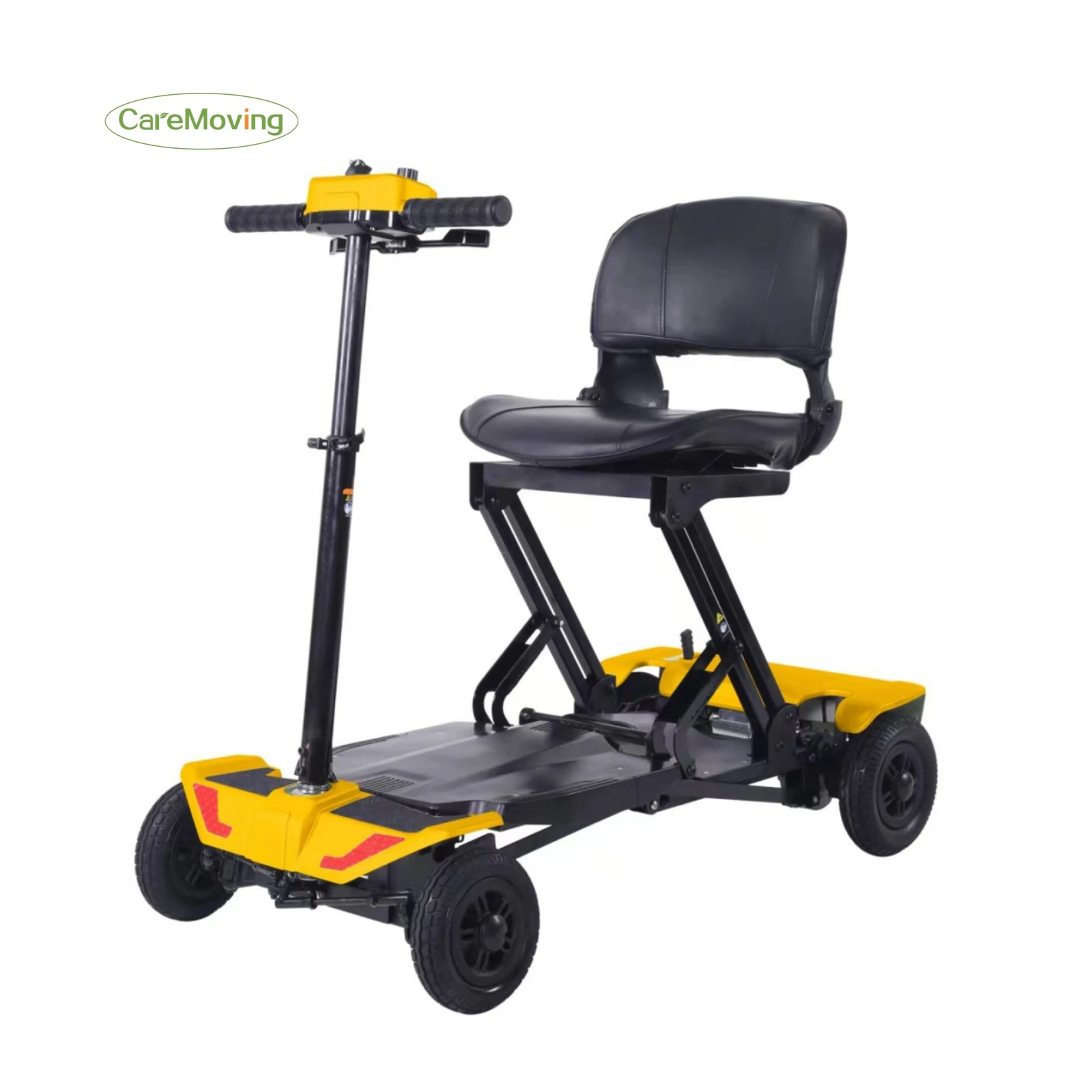 China factory portable lightest airport disabled scooter mobility electric folding scooter with 4 wheel