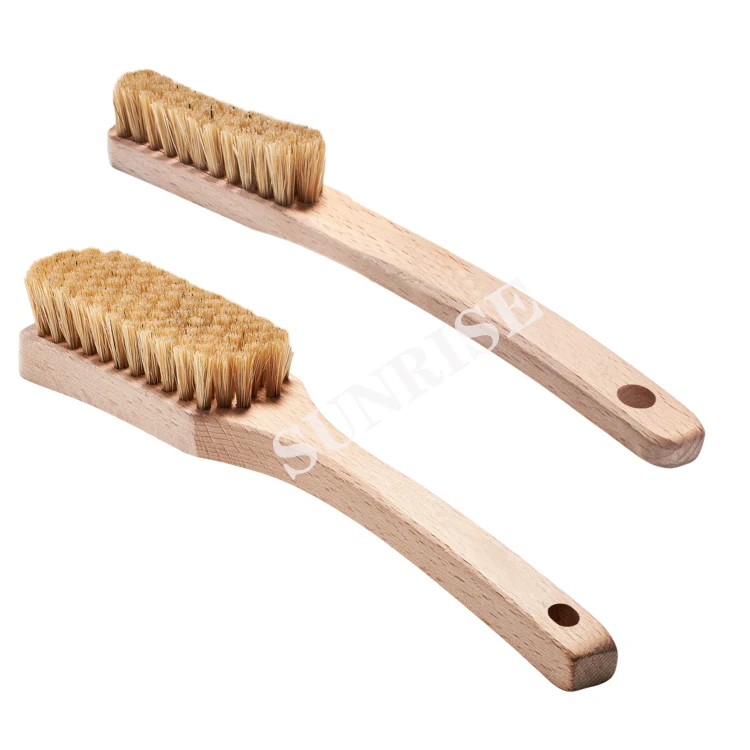 OEM Very Cheap Rock Climb Brush Bamboo Wood Boars Hair Chalk Brush Climbing