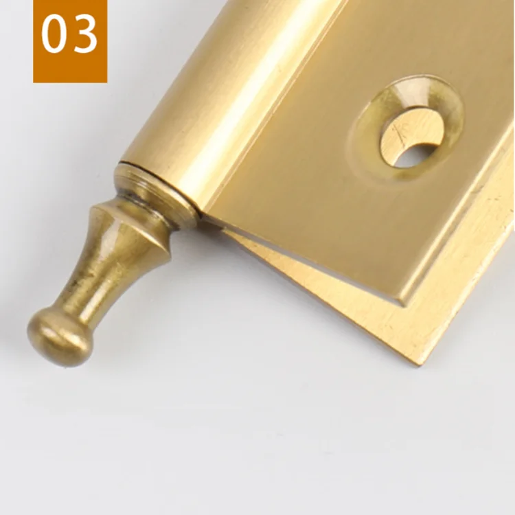 Hot sale Crown lift off Hinge Furniture Brass fixed pin Door Hinges