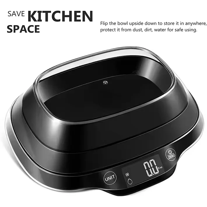 Household Digital Kitchen Scales with 1.2L Bowel  5kg Electronic Kitchen Scale LCD display portable kitchen digital scale