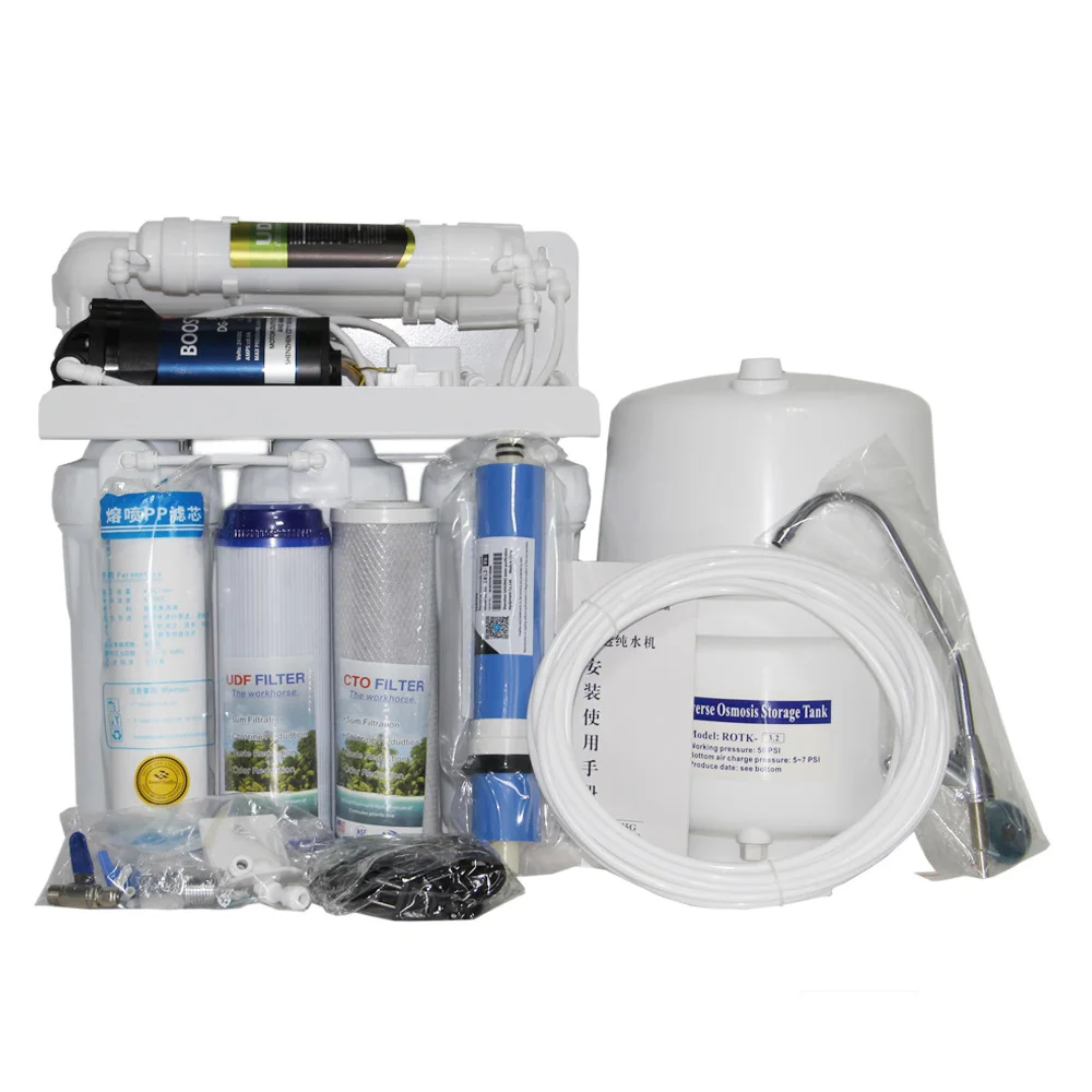 6 Stages RO Ultra Safe reverse osmosis home water filter purifier drinkable water filter