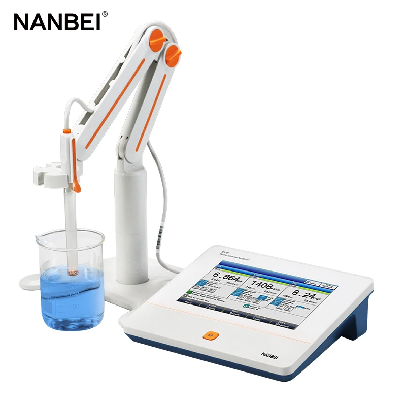 NANBEI Sodium Fluoride Ammonia Calcium Sulfide pH Ion ISE Meter