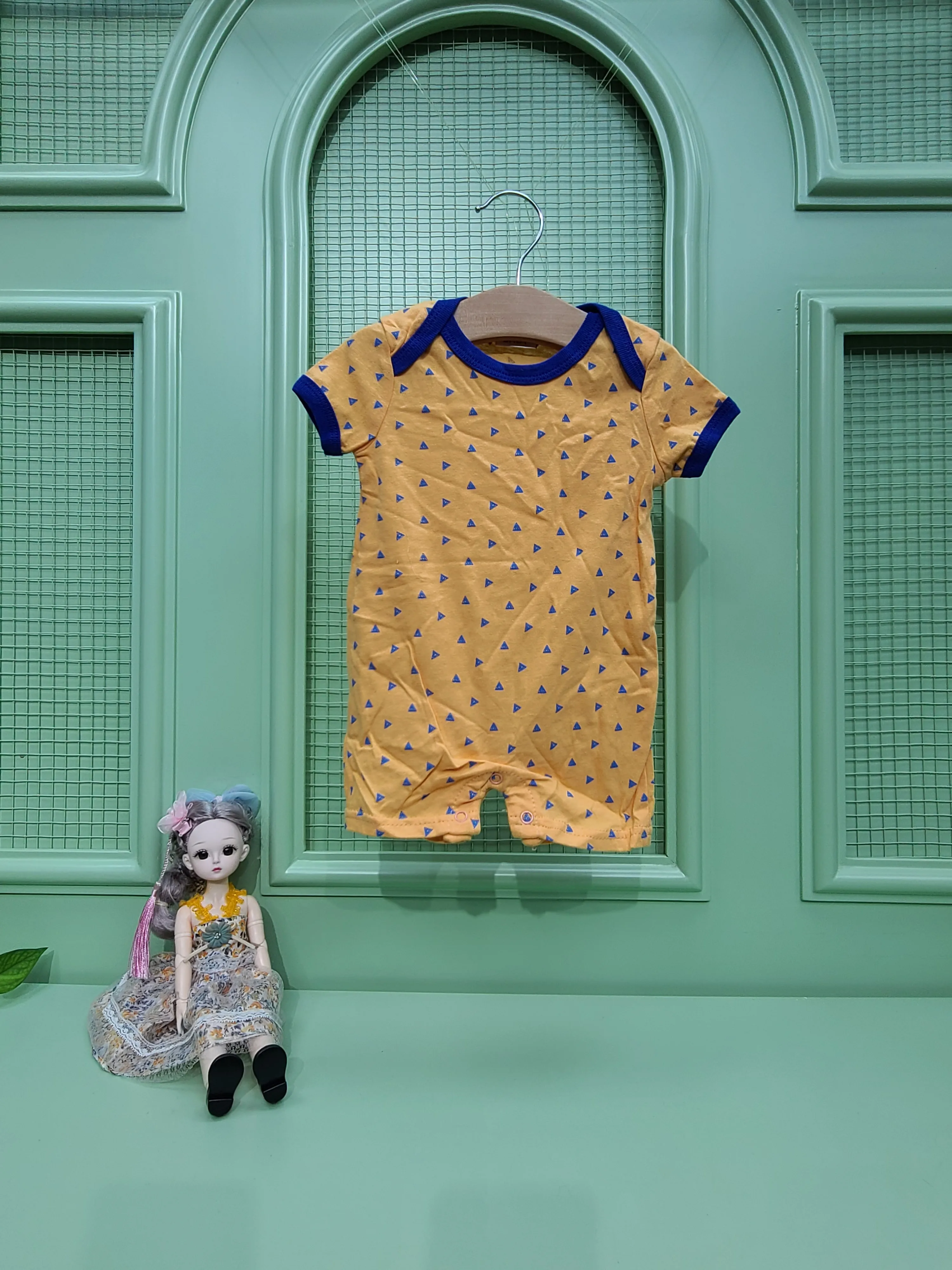 Wholesale Mixed New Born Cute jumpsuit Short Sleeve Pure Cotton Infant Baby rompers