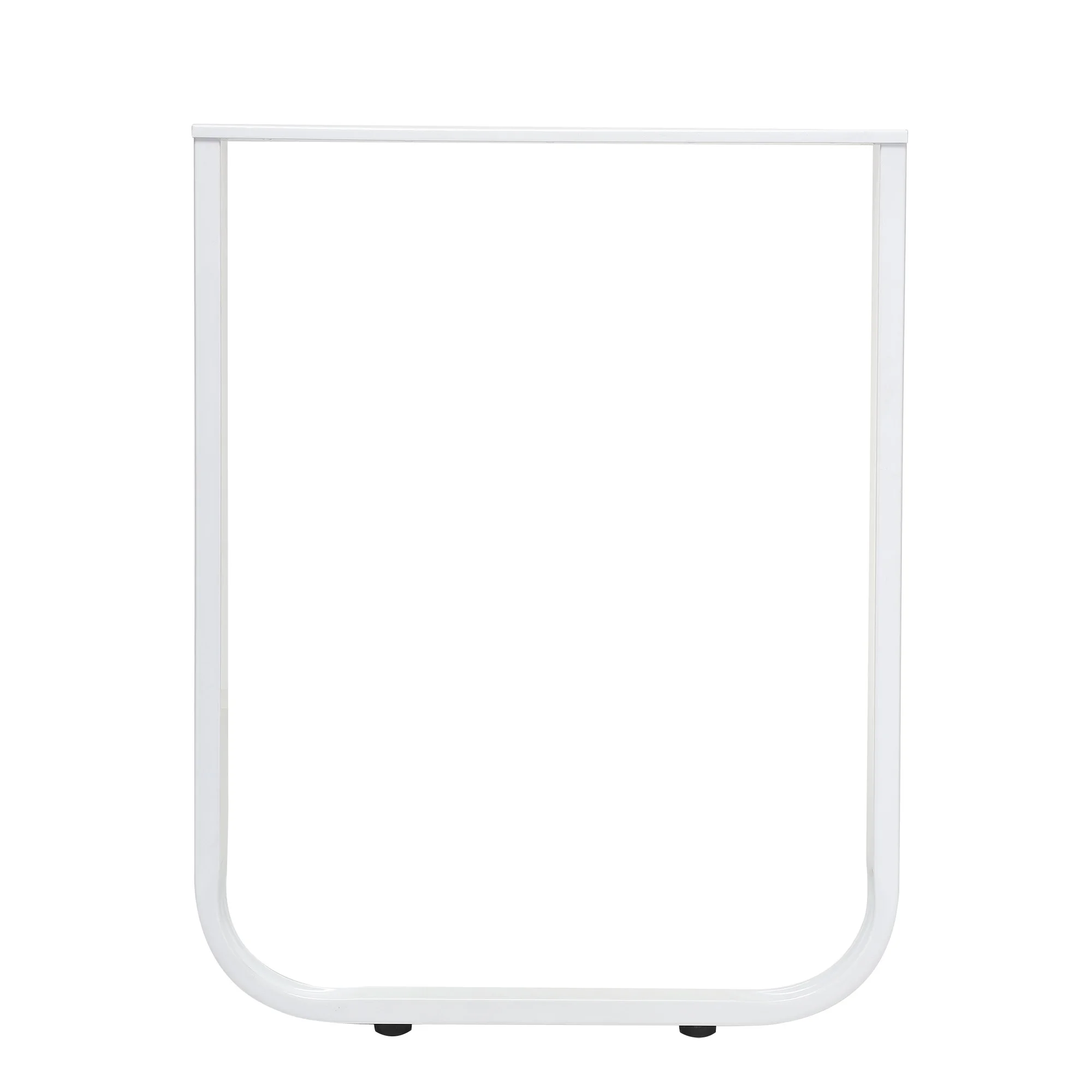 Modern iron desk leg black white U-shaped desk leg iron stool home study office metal desk leg