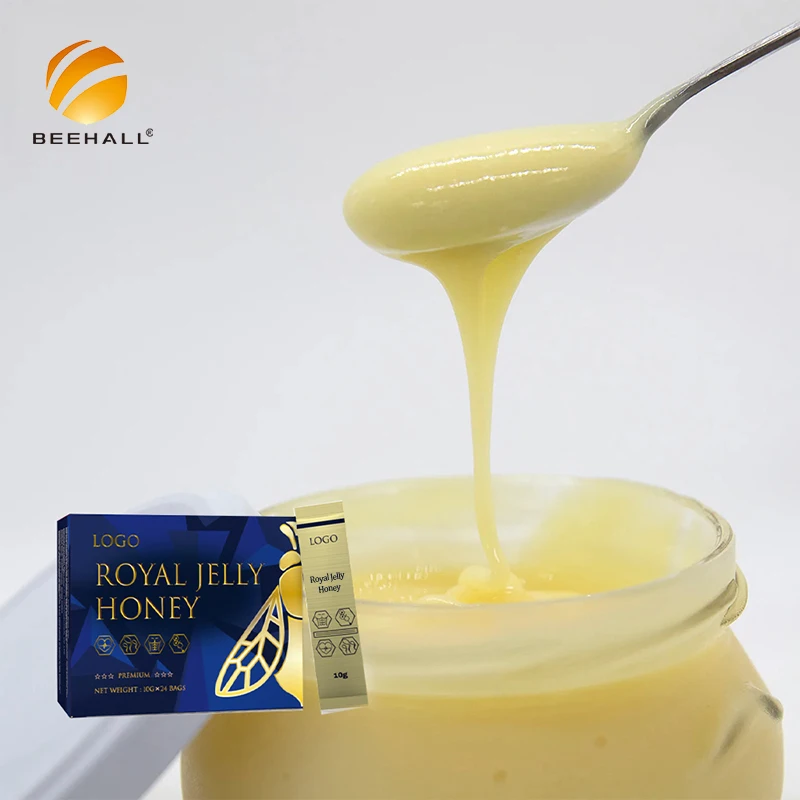 BEEHALL Health Products Exporter GMP HACCP Certificates Bulk Honey With Royal Jelly