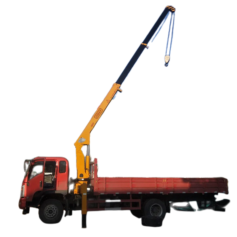 Mini Lifting Crane Trucks Small 3.2Ton 5Ton 6.3Ton Mounted Knuckle fold  crane arm Hydraulic Crane For Truck