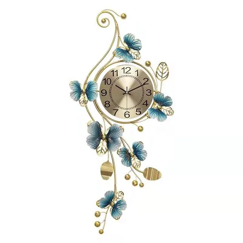 European style home fashion creative clock living room luxury atmosphere art wall clock restaurant clock personality wall watch