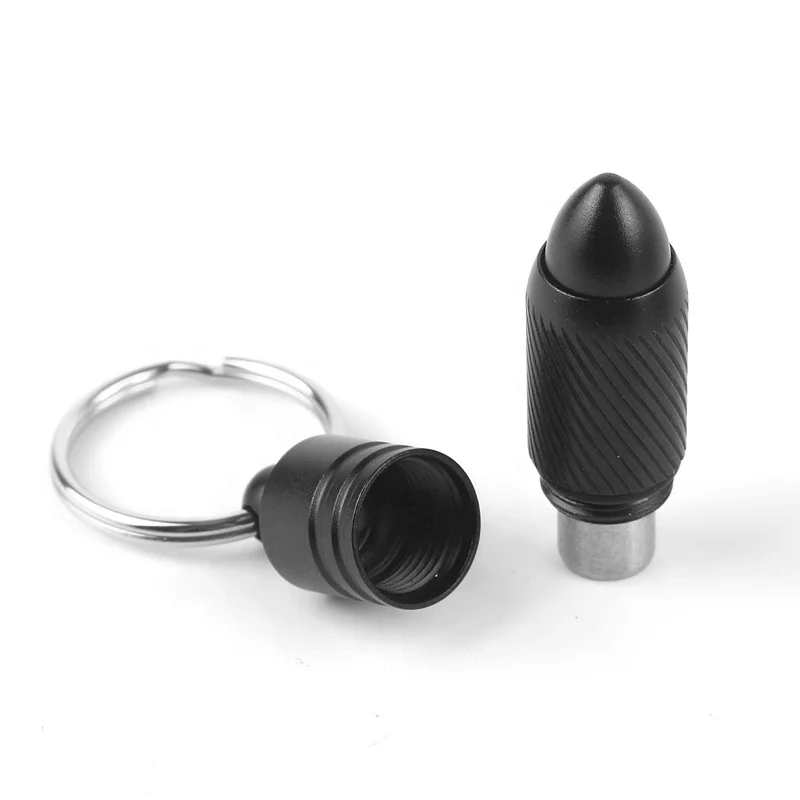 Aluminum  Blade Sharp Drill Cigar Hole Opener Cutter Cigar Punch Cutter With Key Chain