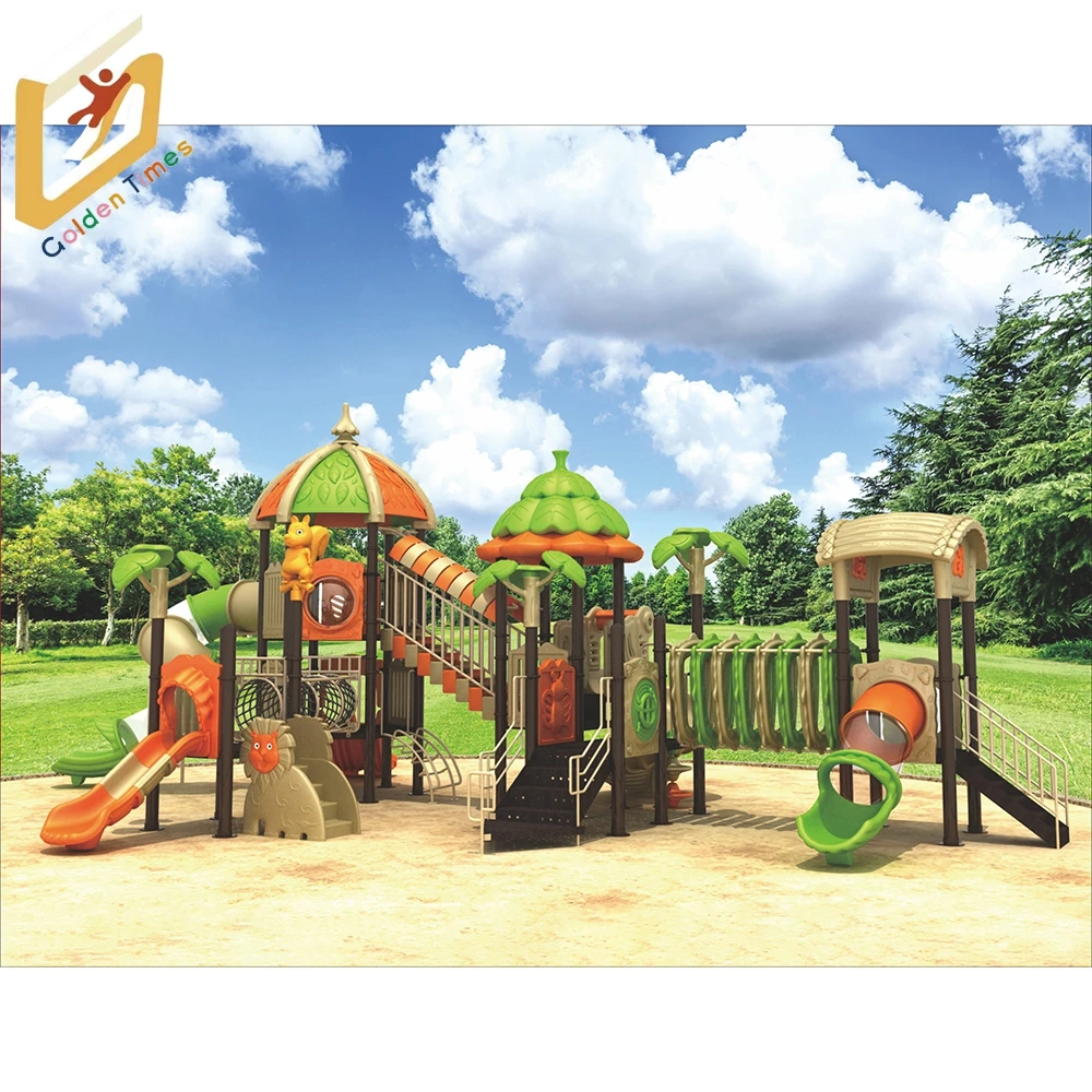 2024 Customized kindergarten kids forest series playground outdoor equipment