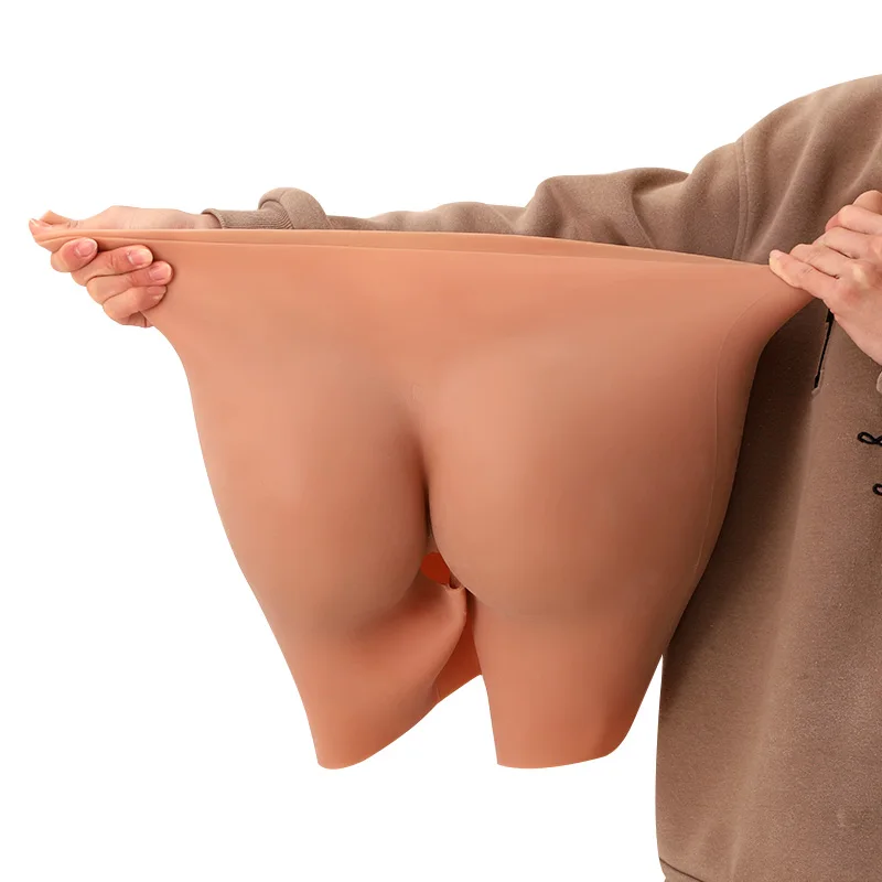 XXXL Realistic Silicone butt and Hips Fake Push Up silicone Panties Soft Bum Shapewear for African Woman Silicone buttock pants