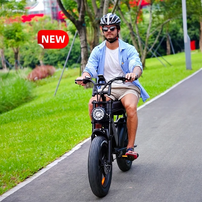 Electric Bicycle Fat Tire Electric Bike for Adults Removable lithium battery OUXI V8  STOCK IN US EU& BR warehouse