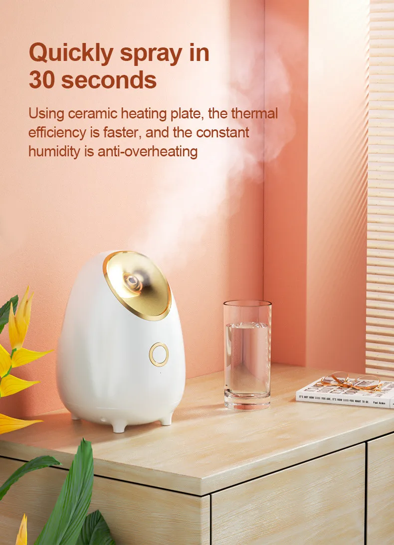 Fast Dispatch Equipment Blackhead Nose Steamer Portable Facial Steamer Face Steamer