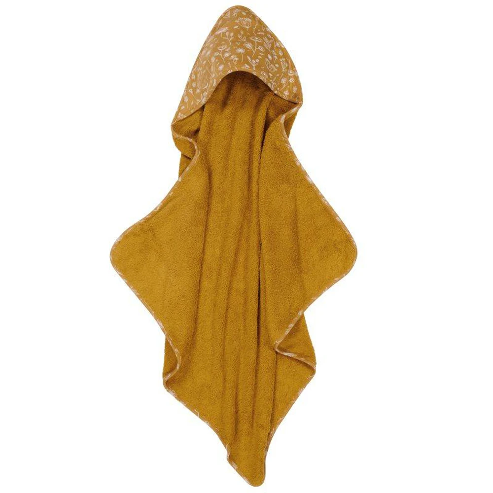 Eco-friendly 100% Natural Bamboo Baby Hooded Towel Baby Bath Towels