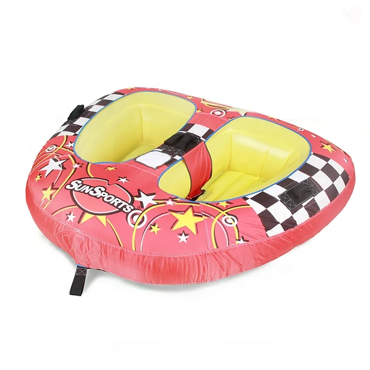 China Toys Winter Inflatable Round Snow Tube Sled For 2 Riders On Sledding