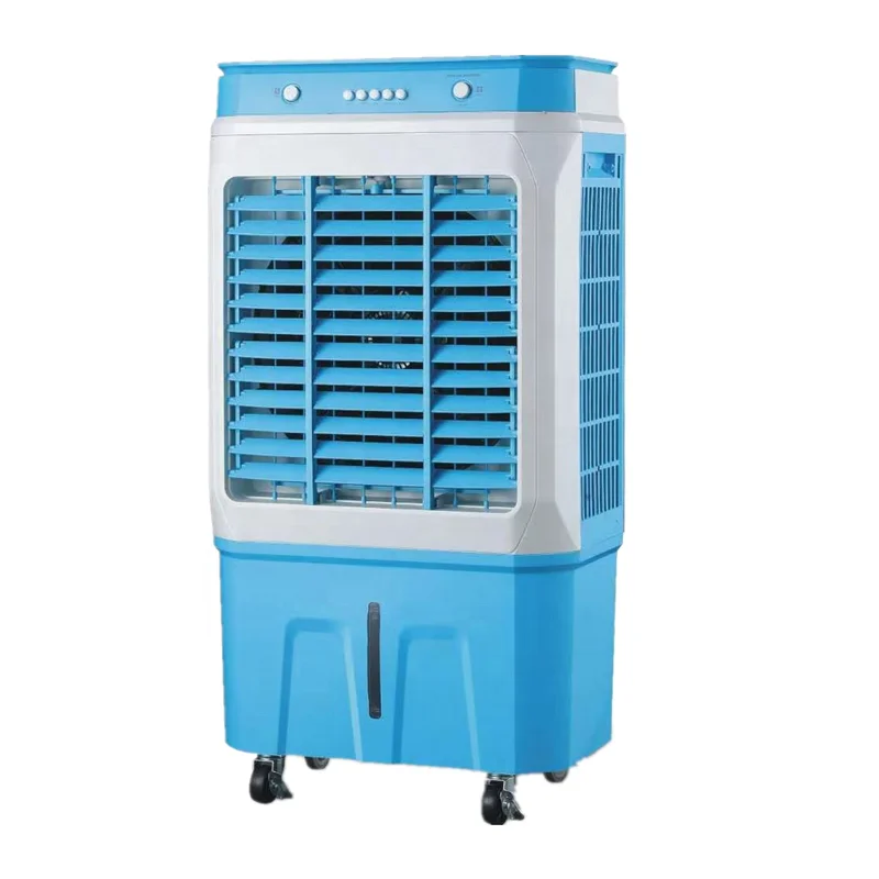 two stage evaporative peltier room air conditionermachine with 120 degrees automatic swing