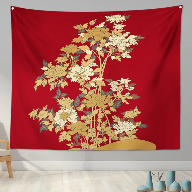 Japanese Hokusai Creative The Great Wave Painting Artistic Tapestry Wall Hanging Home Decor Poster