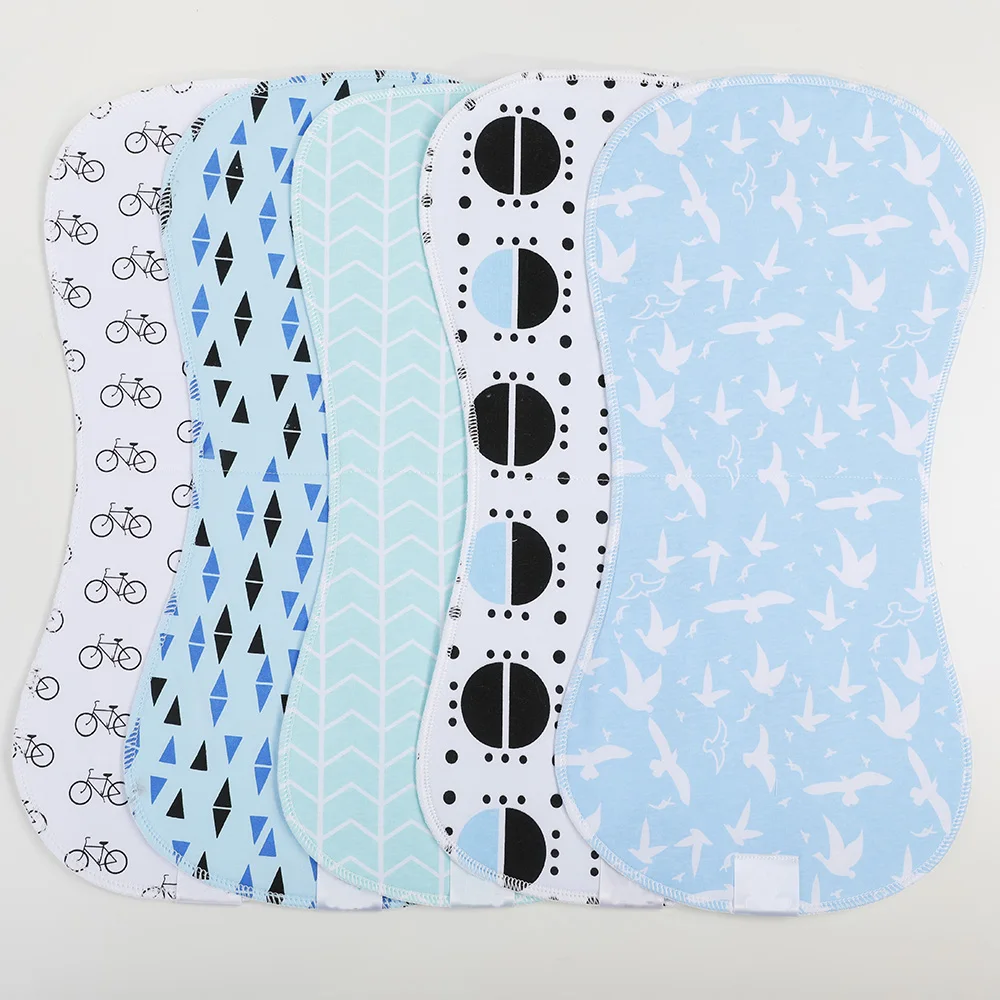 
2layers 100% Organic Cotton, Soft and Absorbent Towels,Baby Burp Cloths 