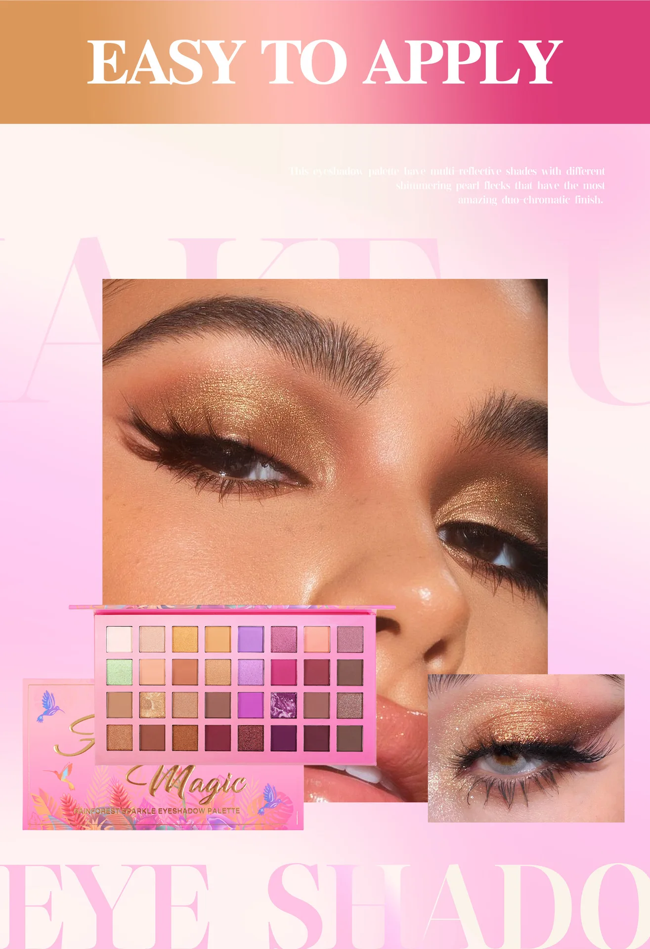32 Colors Eyeshadow Makeup Swatch Fantasy Rainbow Jacketone Eyeshadow Flash Matte Eyeshadow Pigment Makeup Suit