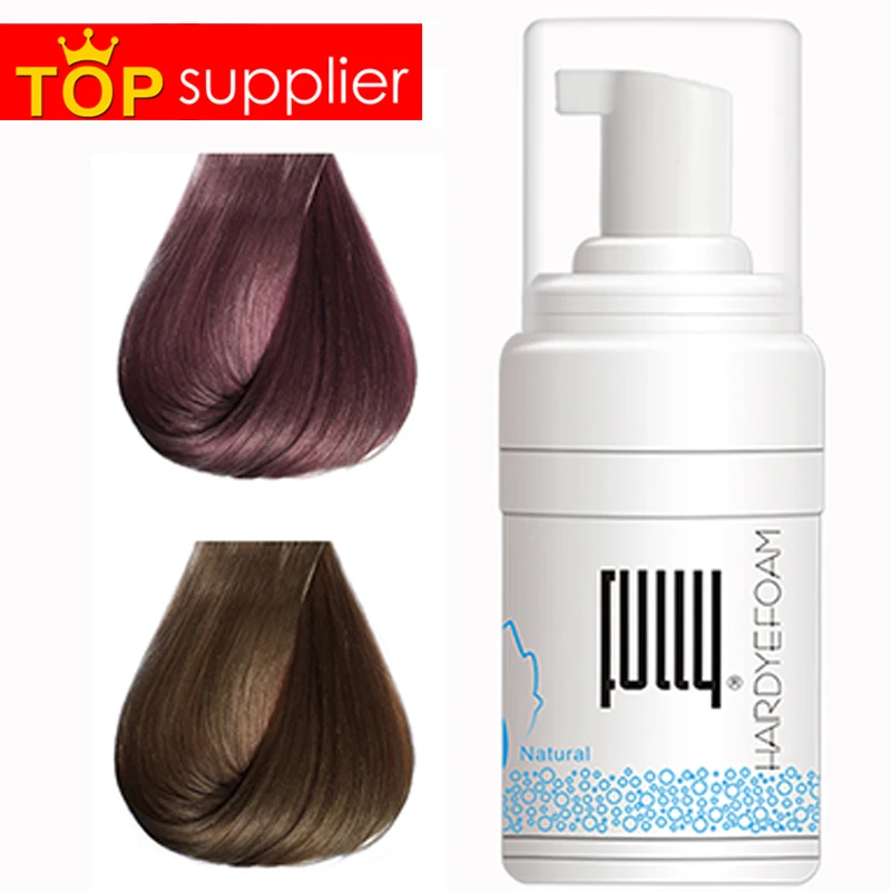 TOP Supplier Professional OEM Factory FULLY Black Hair Dye Shampoo Easy Coloring