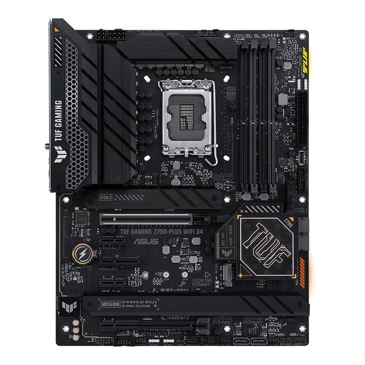 ASUS TUF GAMING Z790-PLUS WIFI D4 Motherboard supports 13th and 12th Gen CPU 128GB DDR4 Memory with 4 x SATA 6Gb/s ports