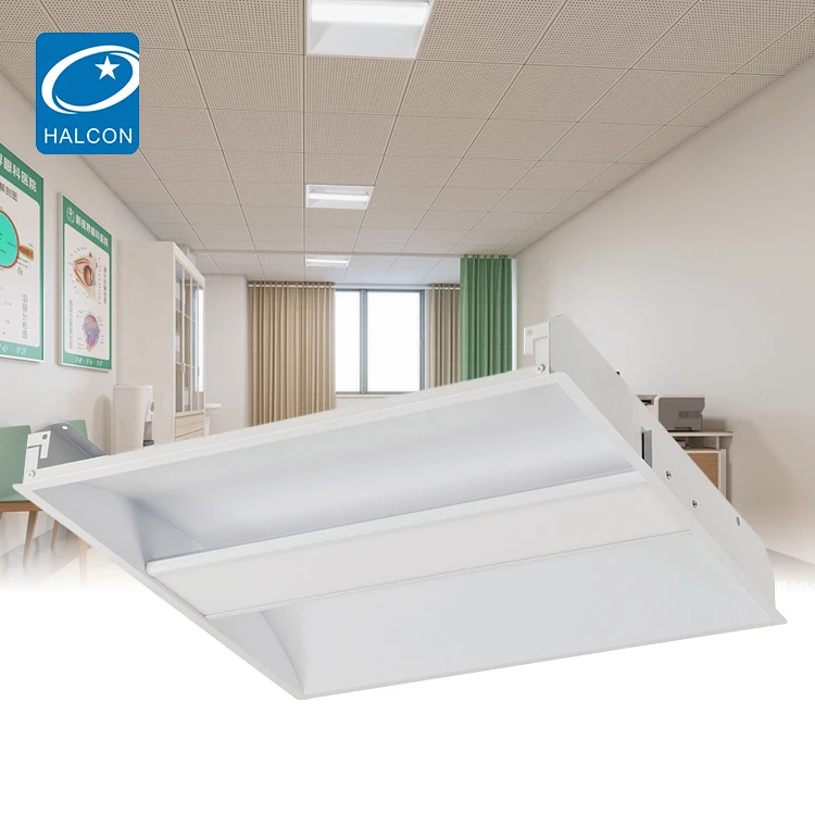 High Brightness Office Hospital Recessed Mounted Troffer Lighting 24w 36w 42w 50w 2x4 Led Panel Light